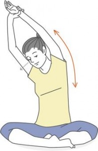 広背筋 ストレッチ